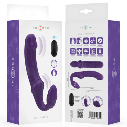 Intense - Jill Double Vibrateur 20 Cm Violet Télécommande